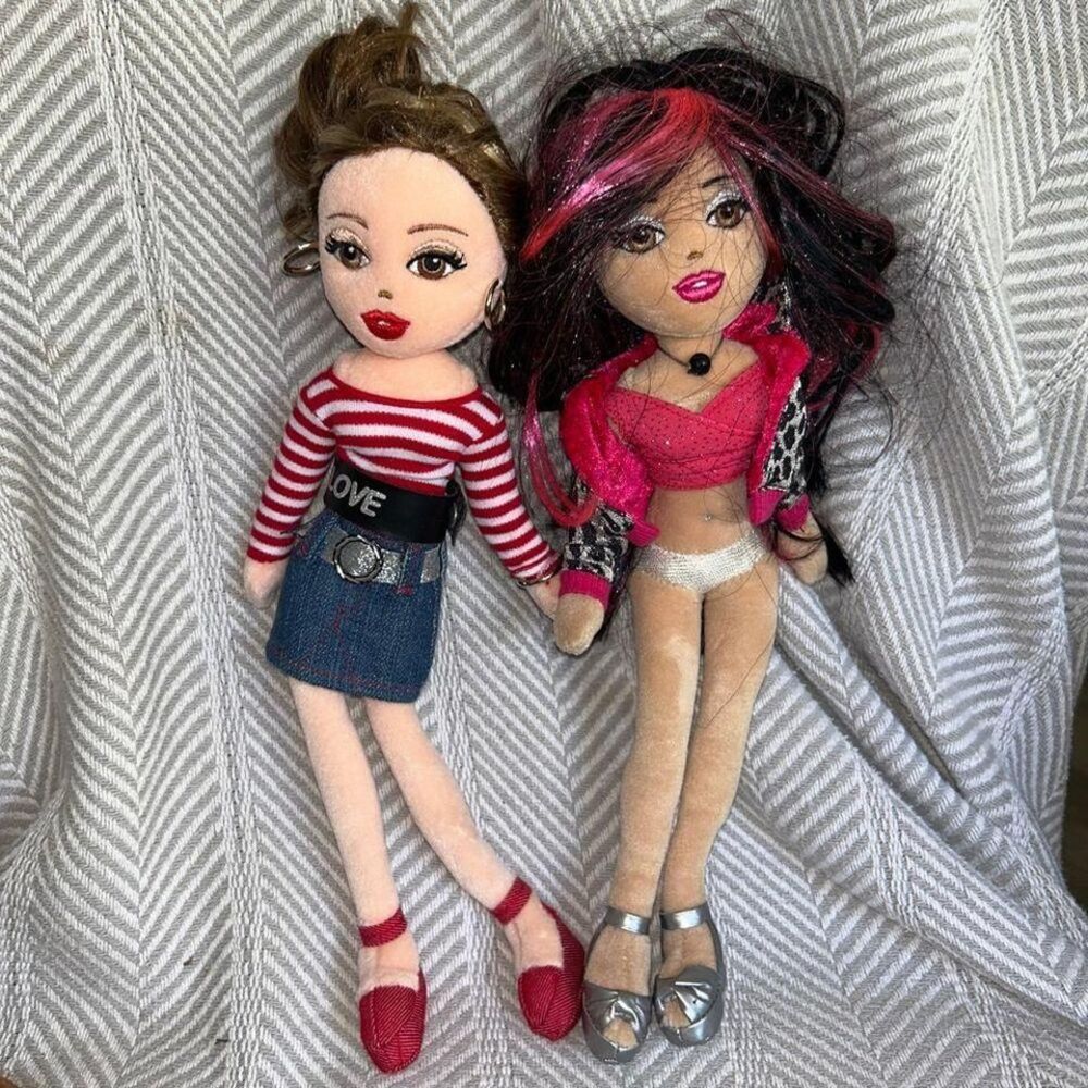 TY Girlz Jammin Jenna & Supercool Serena Doll Lot P4